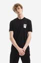 Neil Barett cotton T-shirt Flag Bolt slim black BJT068S.S536S.1118