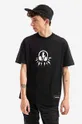 μαύρο Βαμβακερό μπλουζάκι Neil Barett Easy Ανδρικά