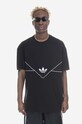 adidas Originals t-shirt in cotone regolare nero HR3319