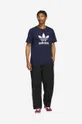 Bavlněné tričko adidas Originals námořnická modř