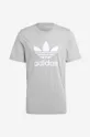 szary adidas Originals t-shirt bawełniany Adicolor Classics Trefoil
