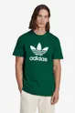 zielony adidas Originals t-shirt bawełniany Adicolor Classics Trefoil Męski