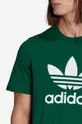 zielony adidas Originals t-shirt bawełniany Adicolor Classics Trefoil