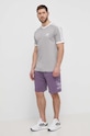 Памучна тениска adidas Originals Adicolor 3-Stripes IA4848 сив SS23