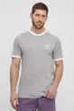 серый Хлопковая футболка adidas Originals