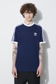 Βαμβακερό μπλουζάκι adidas Originals κανονικό σκούρο μπλε IA4850