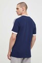 Одяг Бавовняна футболка adidas Originals Adicolor Classics 3-Stripes IA4850 темно-синій