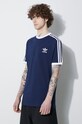 Βαμβακερό μπλουζάκι adidas Originals σκούρο μπλε IA4850