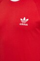 adidas Originals t-shirt bawełniany Adicolor Classics 3-Stripes IA4852 czerwony