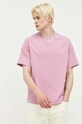 Bavlněné tričko Abercrombie & Fitch KI124.3667.600 růžová SS23