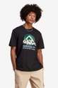 черен Памучна тениска adidas Originals Adventure Mountain Front Tee Чоловічий