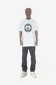 1017 ALYX 9SM t-shirt in cotone Peace Sing bianco
