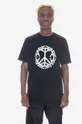 μαύρο Βαμβακερό μπλουζάκι 1017 ALYX 9SM Peace Sing Ανδρικά
