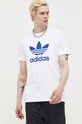 Bavlnené tričko adidas Originals Adicolor Classics Trefoil Tee biela IA4813