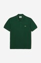 Lacoste polo bawełniane Piqué Polo Shirt L1221 70V L1221.70V zielony SS23