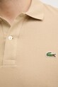 Хлопковое поло Lacoste Koszulka Lacoste Pique Polo Shirt PH4012 02S PH4012.02S бежевый