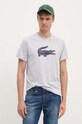 Lacoste t-shirt Koszulka Lacoste Tee-shirt TH2042 MNC regular szary TH2042.MNC