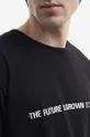 černá Bavlněné tričko MCQ