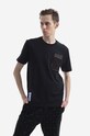 MCQ t-shirt in cotone semplice nero 677270RST631000