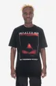 μαύρο Βαμβακερό μπλουζάκι 1017 ALYX 9SM Icon Face Ανδρικά