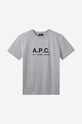 A.P.C. cotton T-shirt Sven gray CODEU.M26199