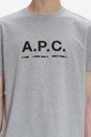 A.P.C. cotton T-shirt Sven CODEU.M26199 gray