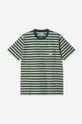 zielony Carhartt WIP t-shirt bawełniany