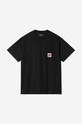 Carhartt WIP cotton t-shirt applique black I031831