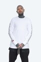 Rick Owens cotton longsleeve top regular white DU20F1260.RNEP4.CHALK
