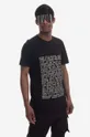 czarny Rick Owens t-shirt bawełniany Męski