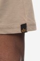 Alpha Industries t-shirt bawełniany Basic T-Shirt 100501.679 beżowy AW24