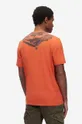 pomarańczowy C.P. Company t-shirt bawełniany Męski