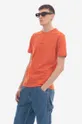 narancssárga C.P. Company pamut póló 30/1 Jersey Compact Logo T-shirt Férfi