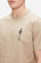 Îmbrăcăminte C.P. Company tricou din bumbac Mercerized Jersey 30/2 Graphic T-shirt 14CMTS155A006499W330 bej