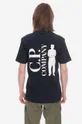 czarny C.P. Company t-shirt bawełniany Męski