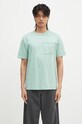 New Balance cotton t-shirt plain green MT23567SAE