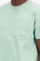 Βαμβακερό μπλουζάκι New Balance πράσινο