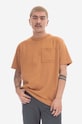 New Balance t-shirt bawełniany bawełna pomarańczowy MT23567TOB