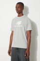 New Balance t-shirt gray MT31541AG