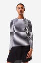 Lacoste cotton longsleeve top regular white TF9207.HHW