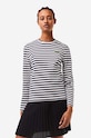 Lacoste cotton longsleeve top regular white TF9207.HHW
