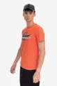 orange Lacoste t-shirt