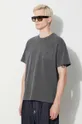 gray Gramicci cotton t-shirt One Point Tee