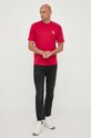 Βαμβακερό μπλουζάκι United Colors of Benetton 3MANU107B.143 ροζ SS23