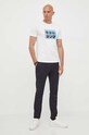 Bavlnené tričko United Colors of Benetton 3096U107F.074 biela SS23