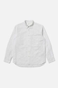 Universal Works cotton shirt Squaare Pocket white