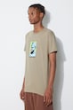 PLEASURES t-shirt in cotone beige P23SU049