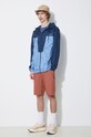Bavlnené tričko Columbia Rockaway River 2036401 modrá AW24