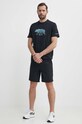 Columbia t-shirt bawełniany Rockaway River 2036401 czarny AW24
