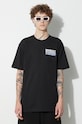 Market t-shirt in cotone nero 399001473